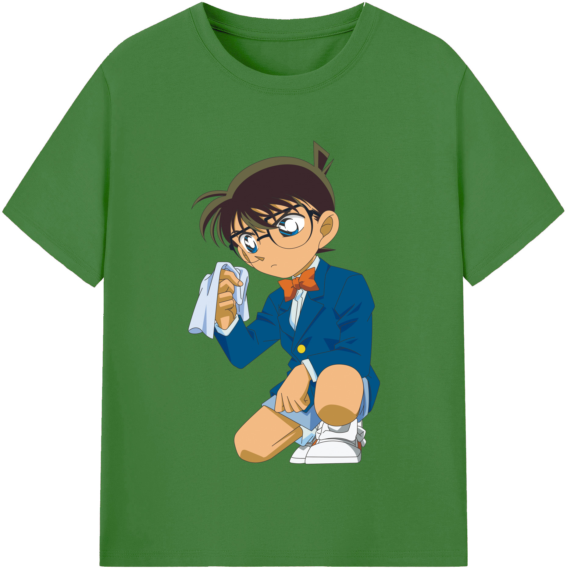 （画像用） 名探偵コナン 江戸川 コナン Detective Conan Conan Edogawa レディースカジュアルプリントTシャツ（綿100％）